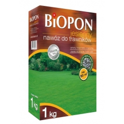 Nawóz jesienny do trawników - wzmacnia i zabezpiecza trawnik przed zimą - Biopon - 1 kg