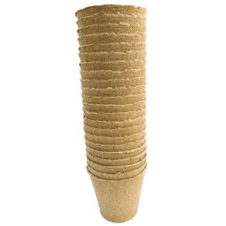 Okrągłe doniczki torfowe 10 x 9 cm - 20 sztuk