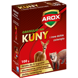 Preparat odstraszający kuny, sarny i inne dzikie zwierzęta - Arox - 100 g