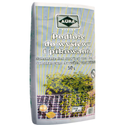 Podłoże do wysiewu nasion - 50 litrów - Aura - wyroby dla profesjonalistów