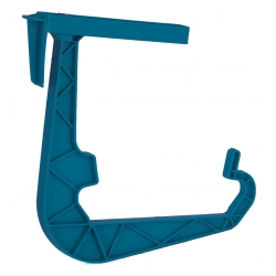 Uchwyt do skrzynek balkonowych Gala/Lotos - turkusowy