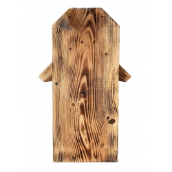 Budka lęgowa dla ptaków do montowania na ścianach i murach - sikorek, wróbli i kowalików - opalana