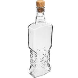Butelka Kredensowa z korkiem - 500 ml