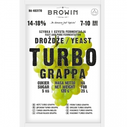 Drożdże gorzelnicze Turbo - Grappa - 23 g