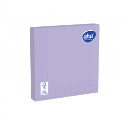 Serwetki papierowe - 33 x 33 cm - AHA - 100 szt. + 20 szt. GRATIS - wrzosowe
