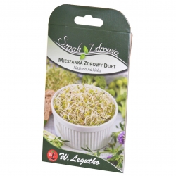 Mieszanka Zdrowy Duet - nasiona na kiełki z małą kiełkownicą GRATIS!