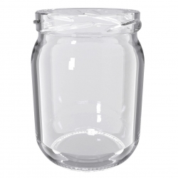 Słoiki zakręcane szklane na ogórki - fi 82 - 540 ml z zakrętkami - 32 szt.