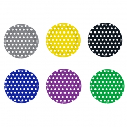 Słoiki zakręcane szklane na przetwory - fi 82 - 900 ml z zakrętkami w groszki - 120 szt.