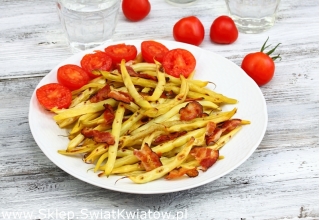 BIO Fasola szparagowa karłowa Berggold - żółta - Certyfikowane nasiona ekologiczne